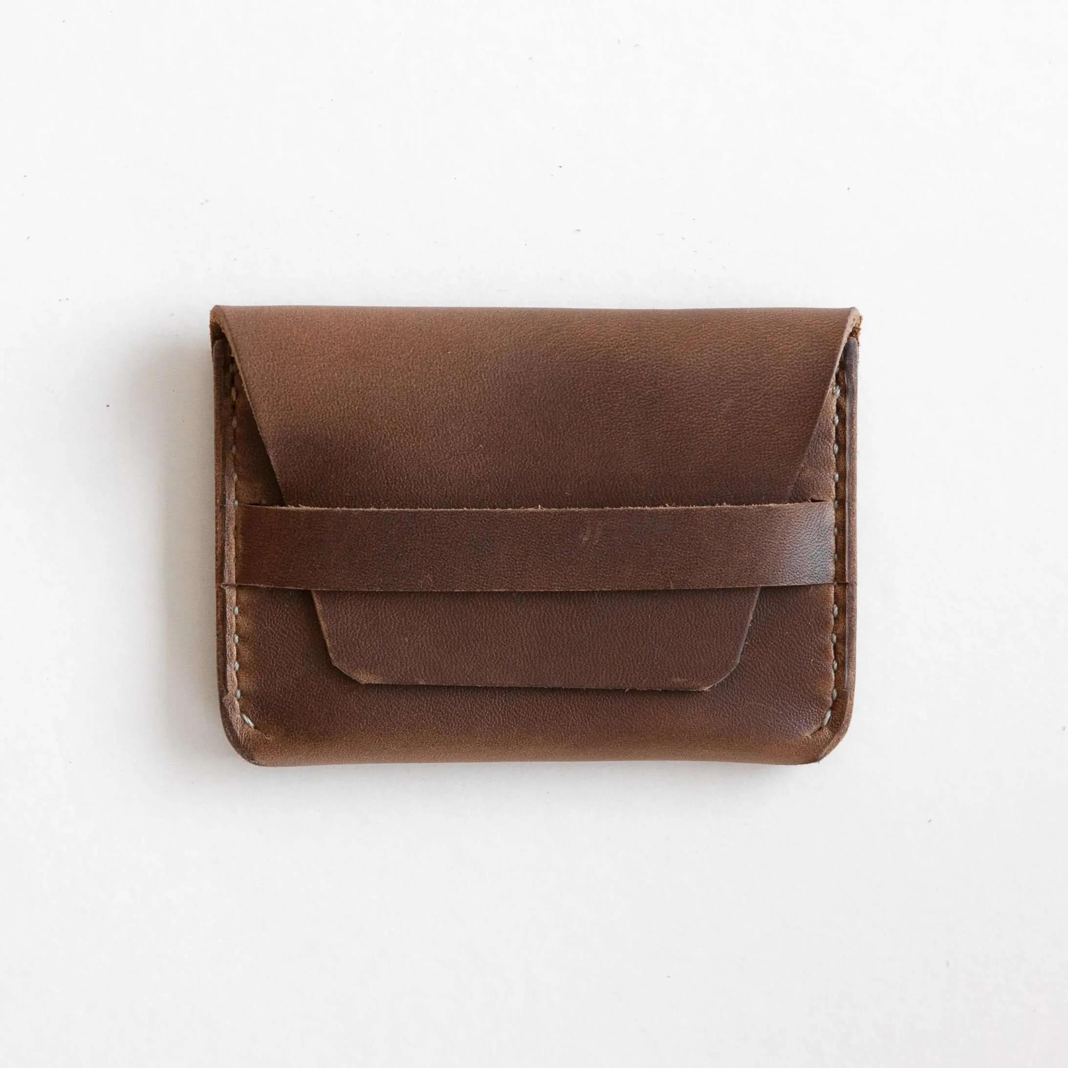 Natural Chromexcel Flap Wallet