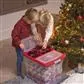 Nesta Christmas Storage Box  45L With Trays For 48 Baubles - Transparent Red-REDUCED 10%