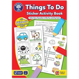 Orchard Toys Things To Do Colouring Book