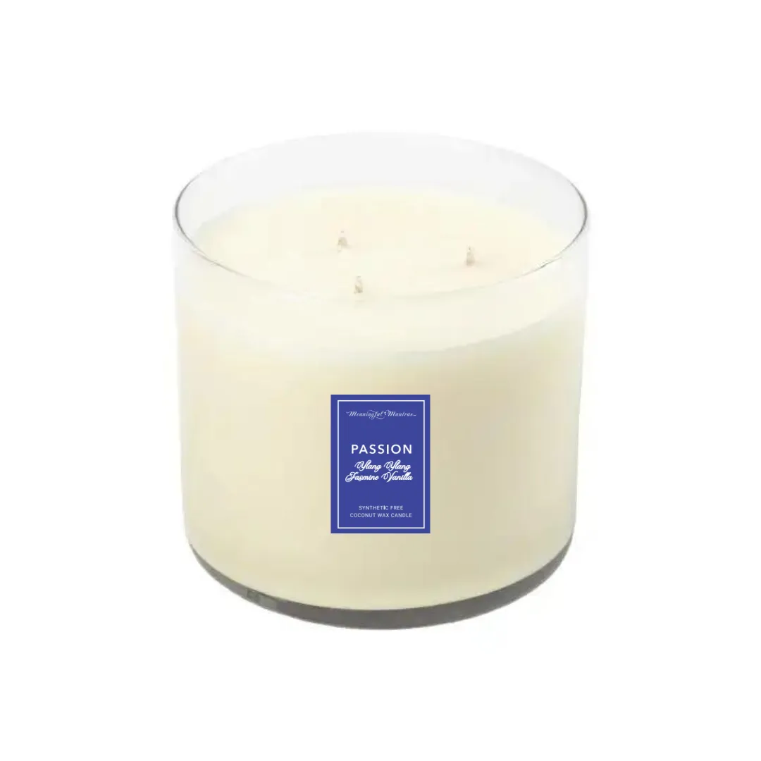 Passion Ylang Jasmine Natural Candle 8oz Kaia Collection