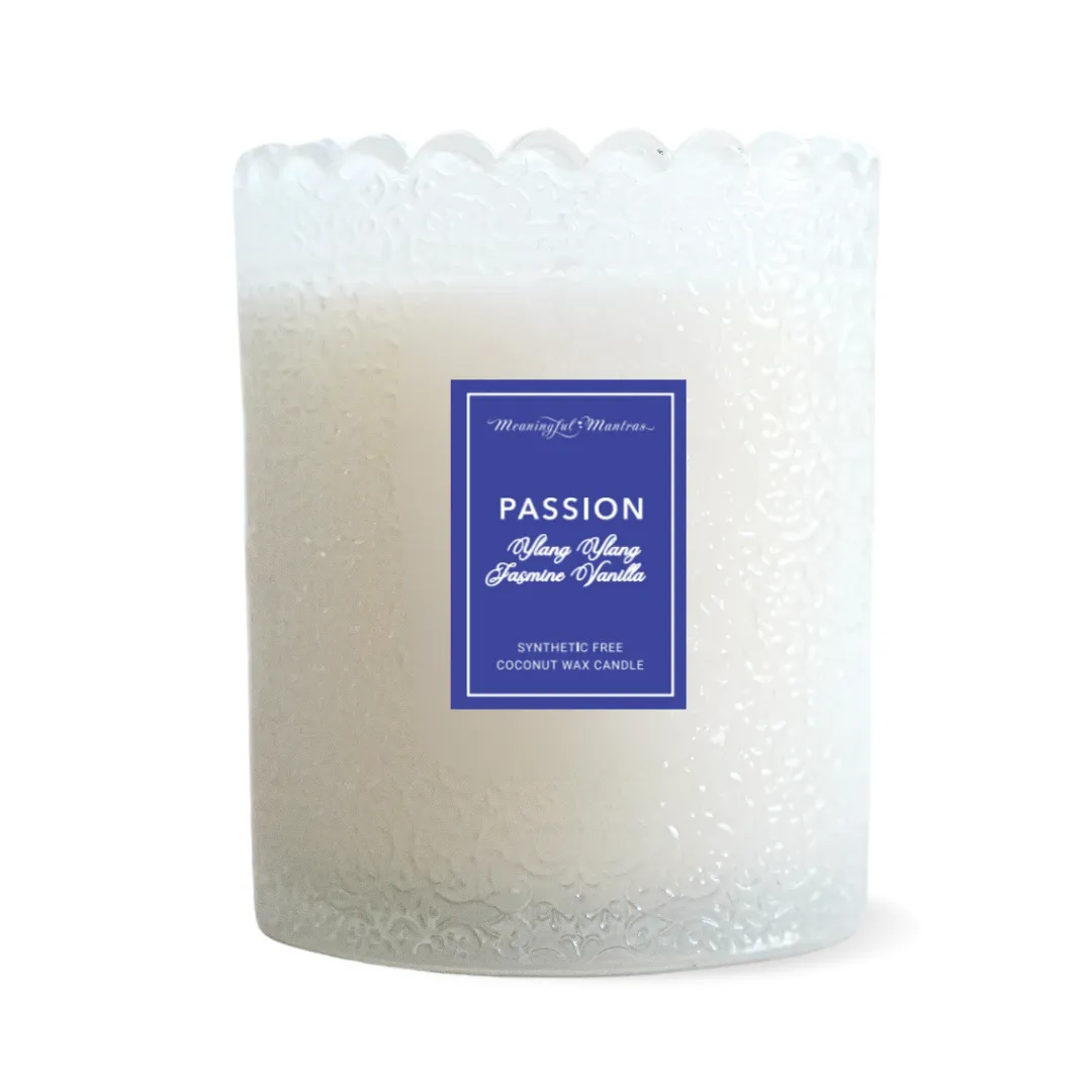 Passion Ylang Jasmine Natural Candle 8oz Kaia Collection