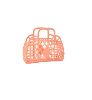 Peach Mini Retro Basket