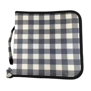 Poppy Crafts Die Storage Folder - Grey Gingham