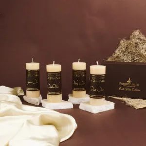 PROSPERRO LUMO by Parkash Candles Premium Scented Pillar Candles || Black Oudh || White Oudh || Oudh Wood || Red Oudh ||