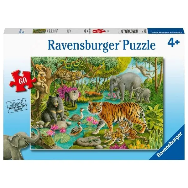 Ravensburger Animals of India Puzzle 60pc