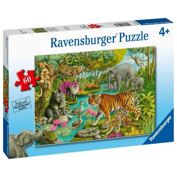 Ravensburger Animals of India Puzzle 60pc