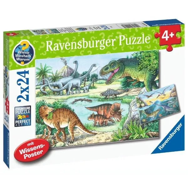 Ravensburger Dinosaurs of Land and Sea 2x24pc