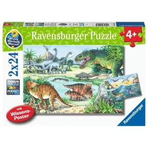 Ravensburger Dinosaurs of Land and Sea 2x24pc