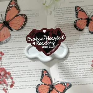 The Broken Hearted Readers' Book Club Vinyl Sticker