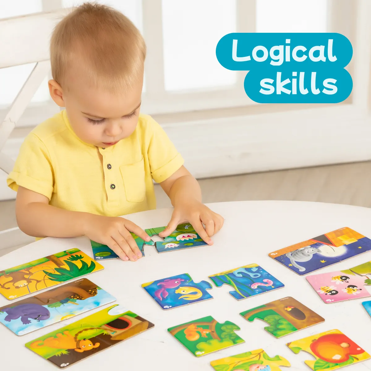 Toddler Puzzles - Puzzle Pairs Who Lives Where?