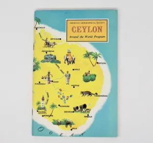 Travel Book, Geographical Society Around the World, Ceylon, 1966