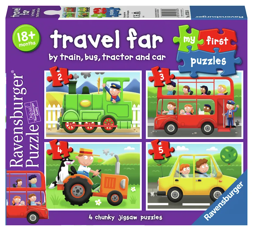 Travel Far 2, 3, 4, 5 pc Puzzles