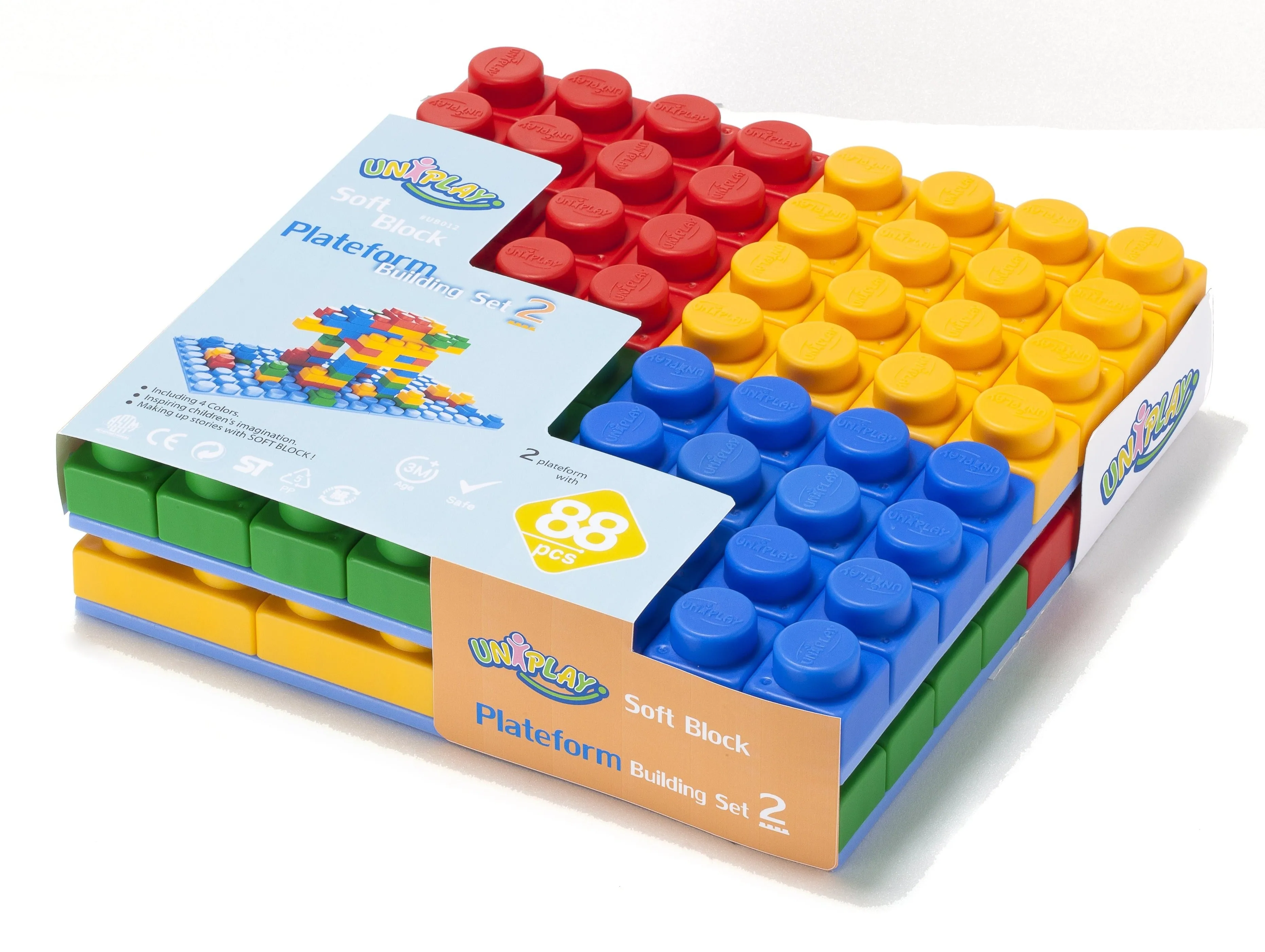 UNiPlay Soft Block Platform Building Set 2 88pc