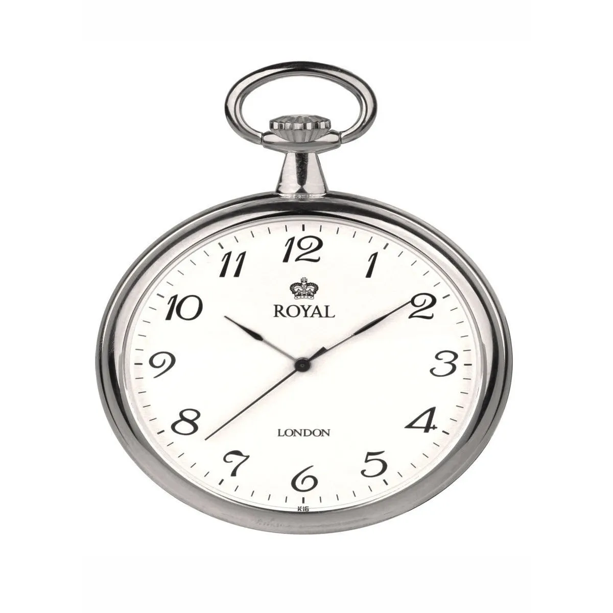 Unisex Silver Quartz Pocket Watch – Reliable Accuracy & Classic Appeal