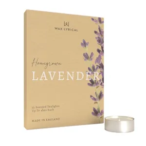 Wax Lyrical Lavender Scented Tea Lights (Pack of 12) - HG0102