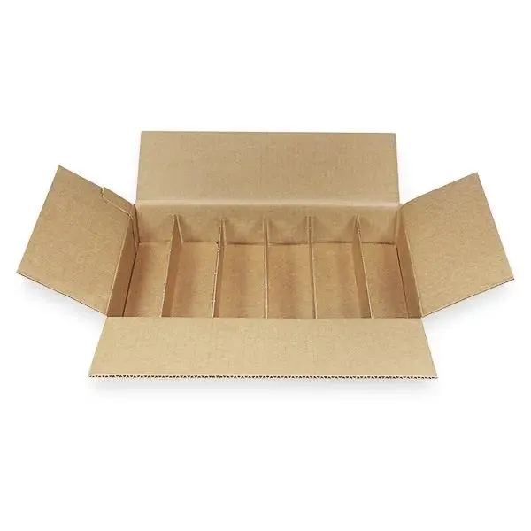 Wine Storage Box Kit - Six (6) Bottle (w/ folding partition)