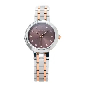 Women Brown Stainless Steel 33mm Watch