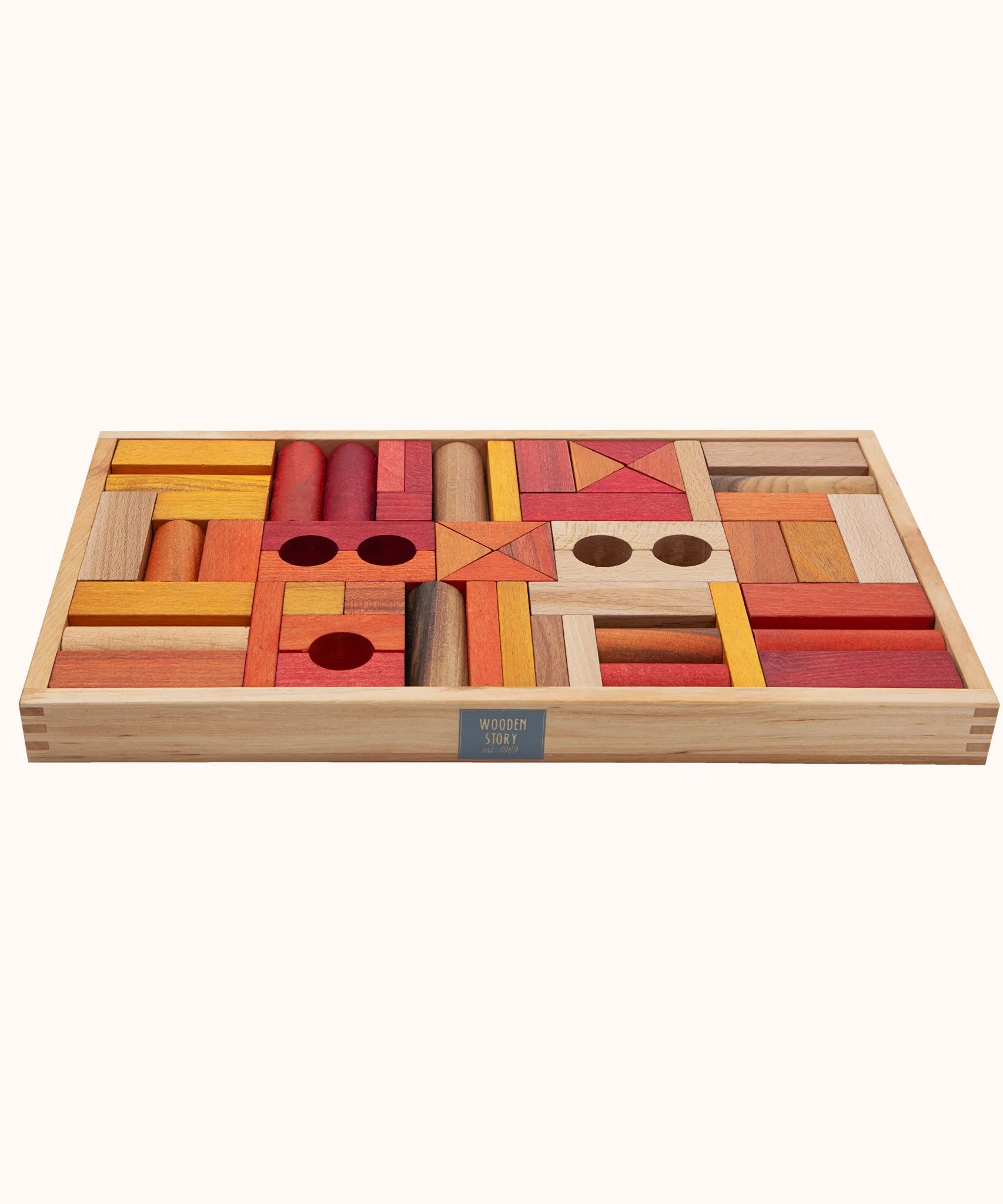 Wooden Story Warm Blocks - 54 Tray