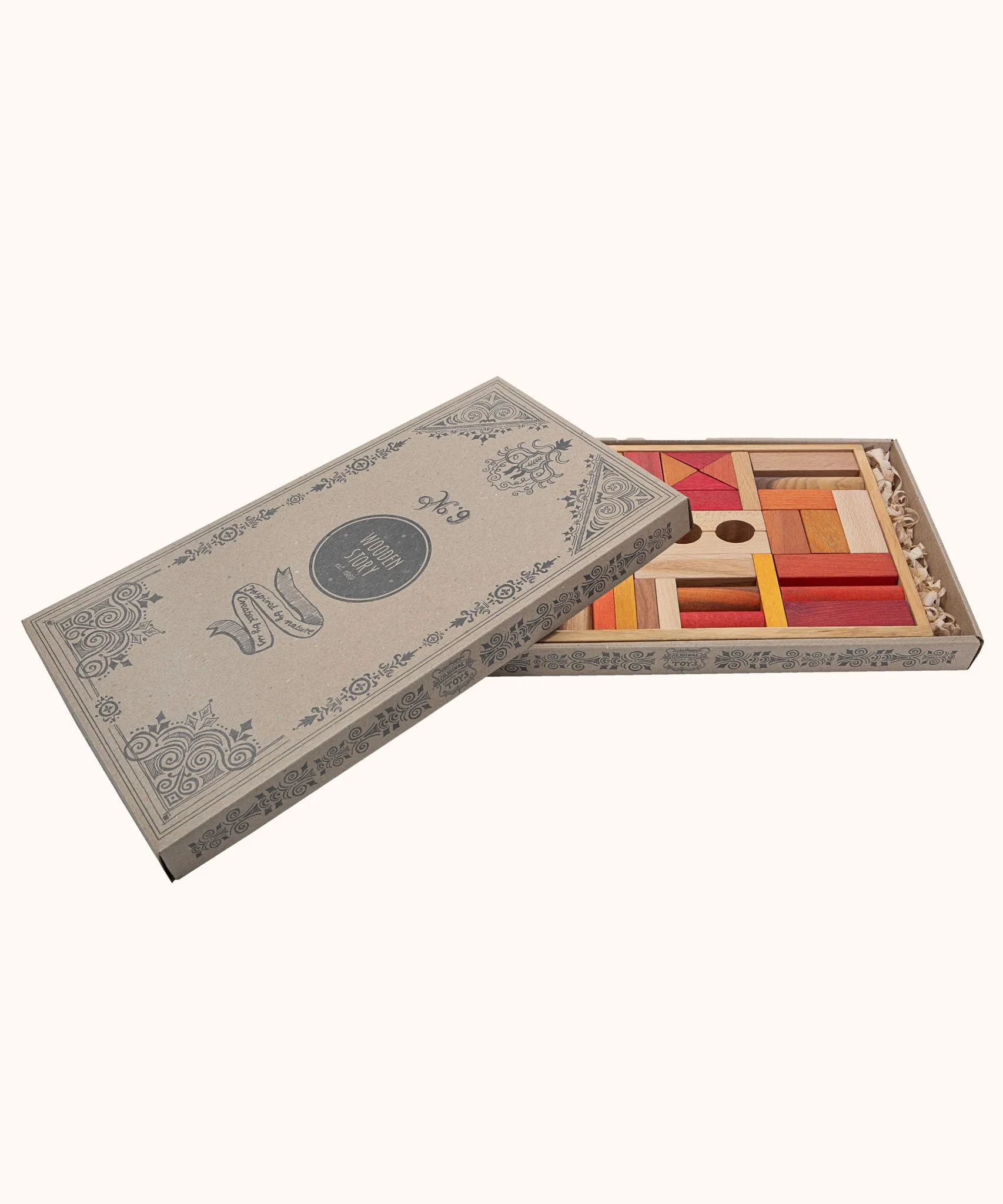 Wooden Story Warm Blocks - 54 Tray