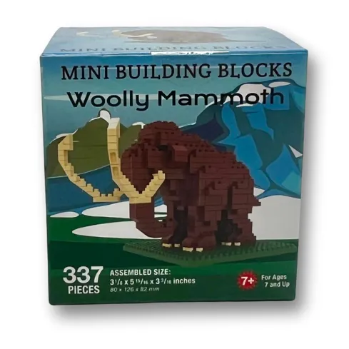 Woolly Mammoth Mini Building Blocks