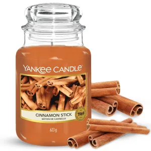 Yankee Candle Cinnamon Stick Small Jar Candle, Food & Spice Scent